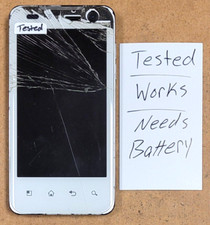 Smartphone LG G2x / Optimus 2X P999 - Blanco (T-Mobile) - Probado / Necesita batería