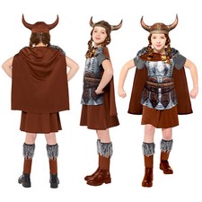 Girls Deluxe Viking Queen Costume