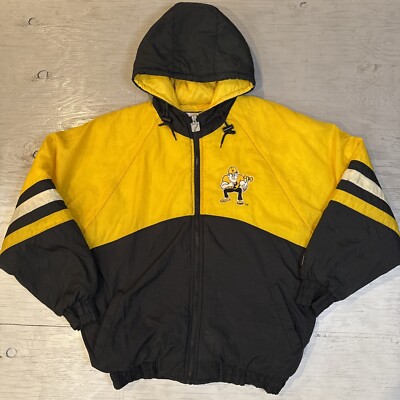 Vintage 90s Logo 7 NCAA Purdue Boilermakers Full Zip Hooded Jacket