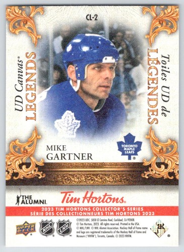 Cartes INSERTS hockey Tim Hortons Legends 2023 Upper Deck - à choisir dans la liste - Photo 89 sur 113