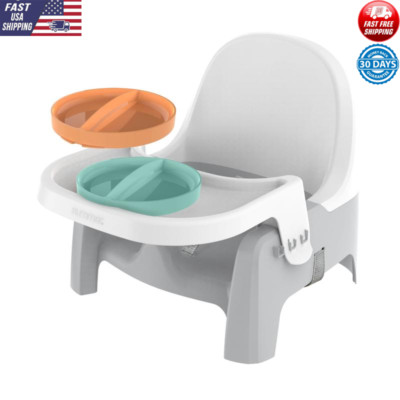 Portable Baby Feeding Seat Adjustable Tray Secure Booster Seat Easy Clean New