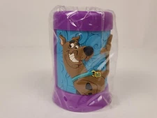 Scooby Doo Tumbler 3D Kids Childrens Cup Hard Plastic Rubber Zak Vtg 1998 NOS