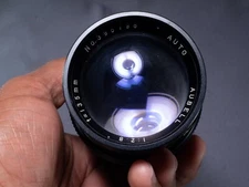 Auto Aubell 135mm F2.8 Lens Minolta md aperture stuck open no stop down lever