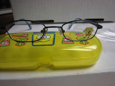 NICKELODEON NIC SPONGE BOB  SNAIL  BLUE 44-18-125  Eyeglass Frames New 