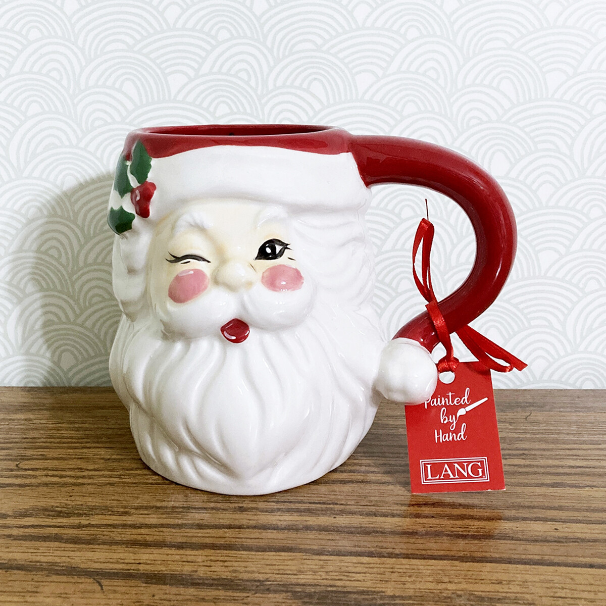 16oz Nostalgic Ceramic Santa Mug