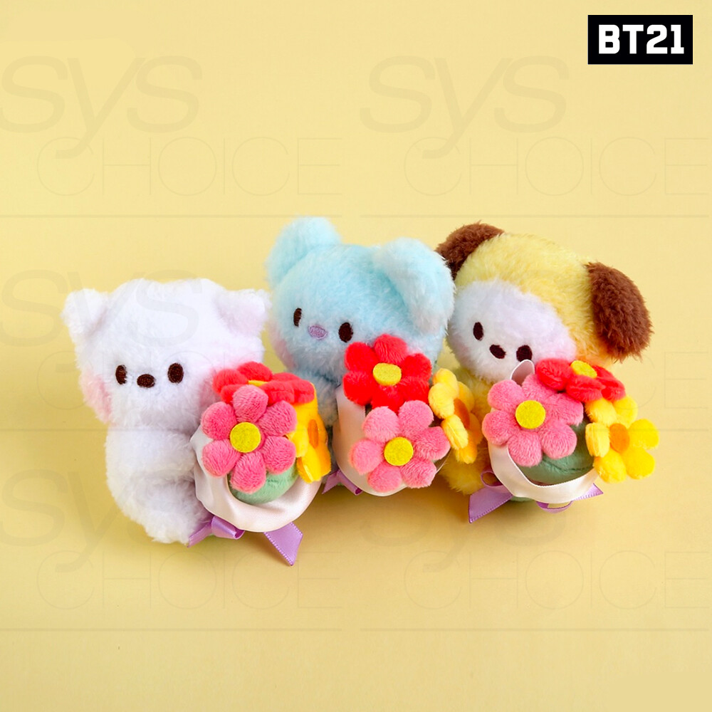 BT21 minini PLUSH KEYRING BOUQUE 5セット BT21 minini BOUQUET PLUSH KEYRING – Shopping Around the