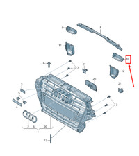 Calandre Audi V8