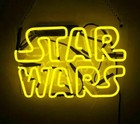 Star Wars Logo Yellow Acrylic 14" Neon Sign Lamp Light Shop Glass Beer Bar Ey