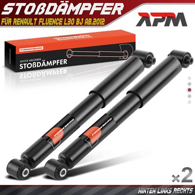 2x Stossdämpfer Gasdruck Hinten Links Rechts für Renault Fluence L30 BJ ab.2012