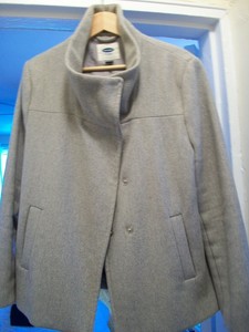 old navy gray coat