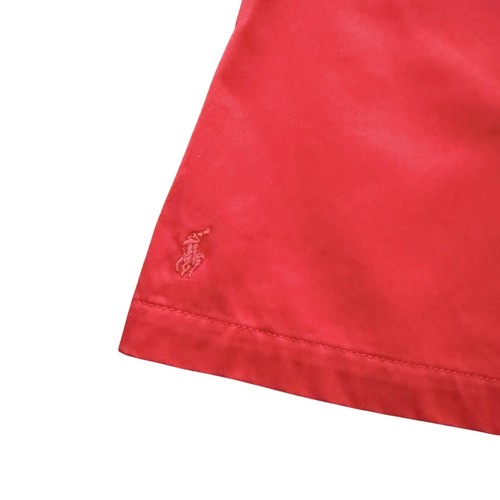 Ralph Lauren Neonata Bambina L 12-18 Mesi Vestito Maglione Senza Maniche Rosso Finto Avvolgente - Foto 3 di 5