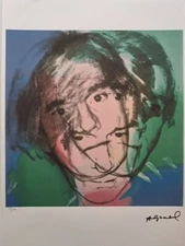 Andy Warhol Signed - Self-Portrait - Certificate Leo Castelli