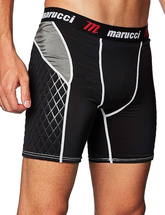 Marucci Adult Elite Padded Slider Shorts Large Black Color NEW with tags eBay