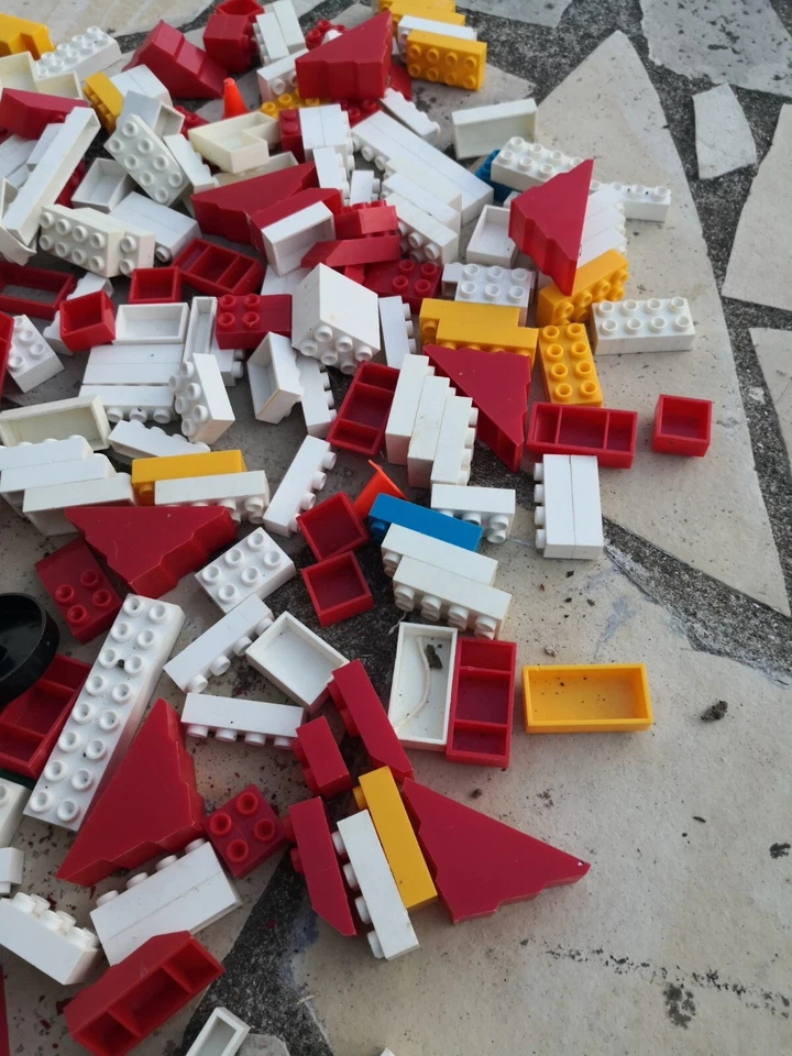  lot POLYBRIC Jeu de construction briques plastique vintage années 60/70 - Photo 2/4