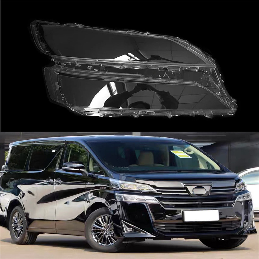 For Toyota Vellfire 18-21 Car Transparent Headlight Lens Replacement Cover Right