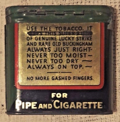 VINTAGE HALF AND HALF BUCKINGHAM BRIGHT CUT PLUG SMOKING TOBACCO 3