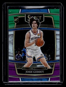 2021 Panini Select #58 Josh Giddey Rookie Green White Purple Prizms   Mint+ New