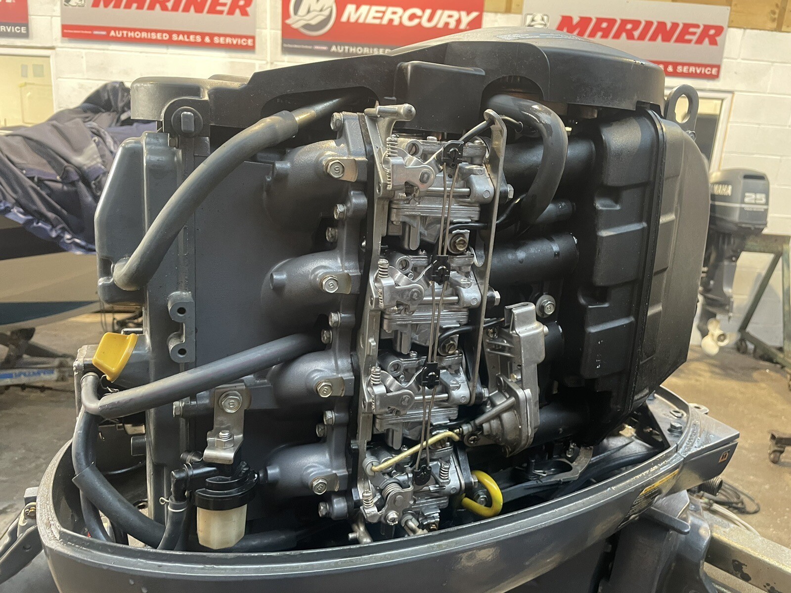 50HP YAMAHA F50 POWER TRIM & TILT LONG Shaft 4Stroke Outboard Serviced