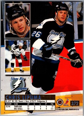1994-95 Fleer Ultra Hockey - #372 Chris Lipuma | eBay