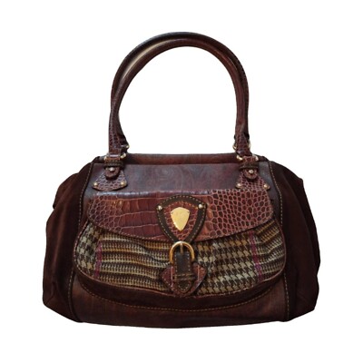 Original Vintage ETRO - Tasche ETRO Koffer Bag Handbag Leather Paisley Lady