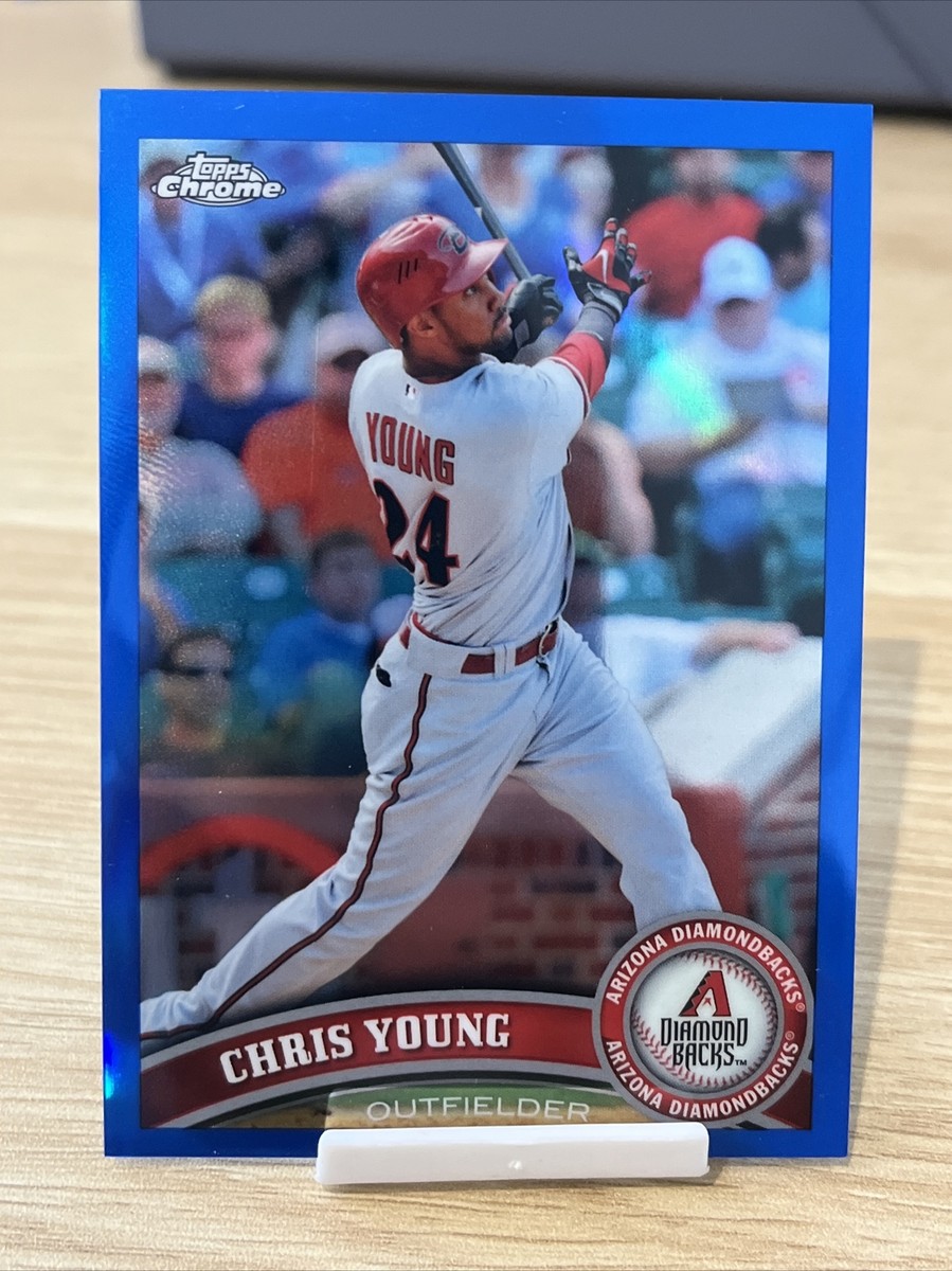 2011 Topps Chrome Blue Refractor #D /99 Chris Young #137 | eBay