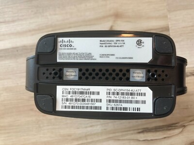 Cisco SCDPH1544UATT AT&T Microcell A Cisco Small Cell Signal Booster Tower...
