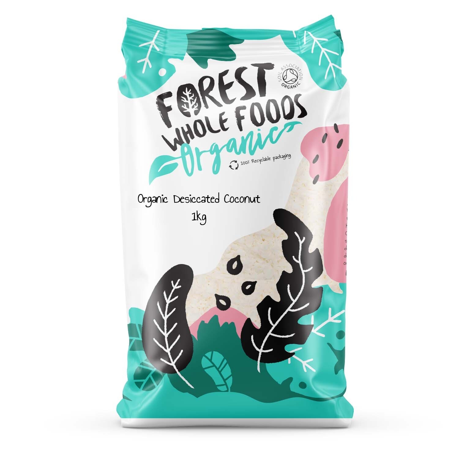 Organic Desiccated Coconut 1kg - Forest Whole Foods