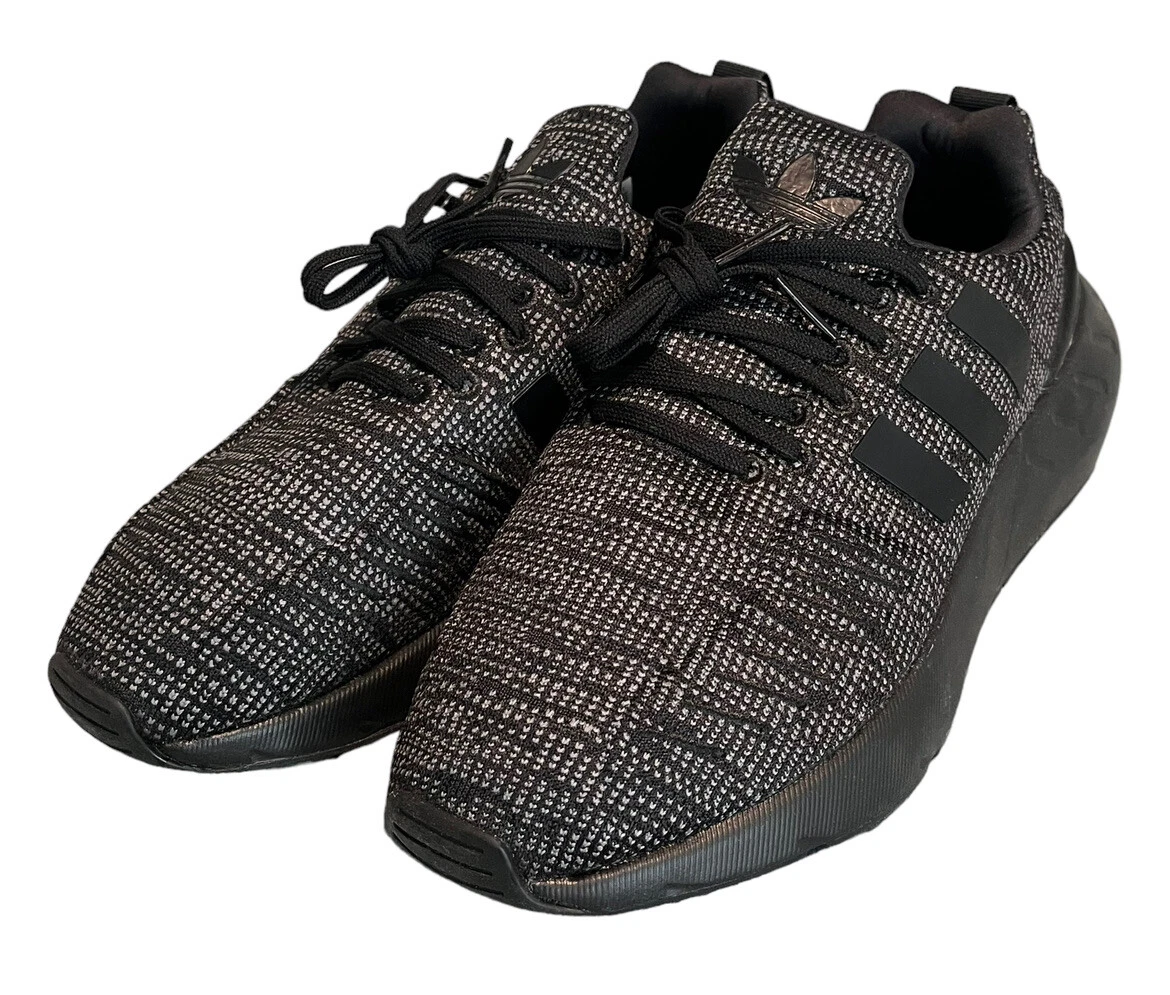 Scarpe da corsa Adidas Swift Run 22 J da ragazzo nere sneakers basse taglia 6 5 GW8166