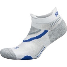 Balega UltraGlide No Show Running Socks - White/Midgray