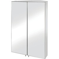 Croydex Avisio Double Door Stainless Steel Corner Cabinet Croydex Avisio Double Door Stainless Steel Corner Cabinet
