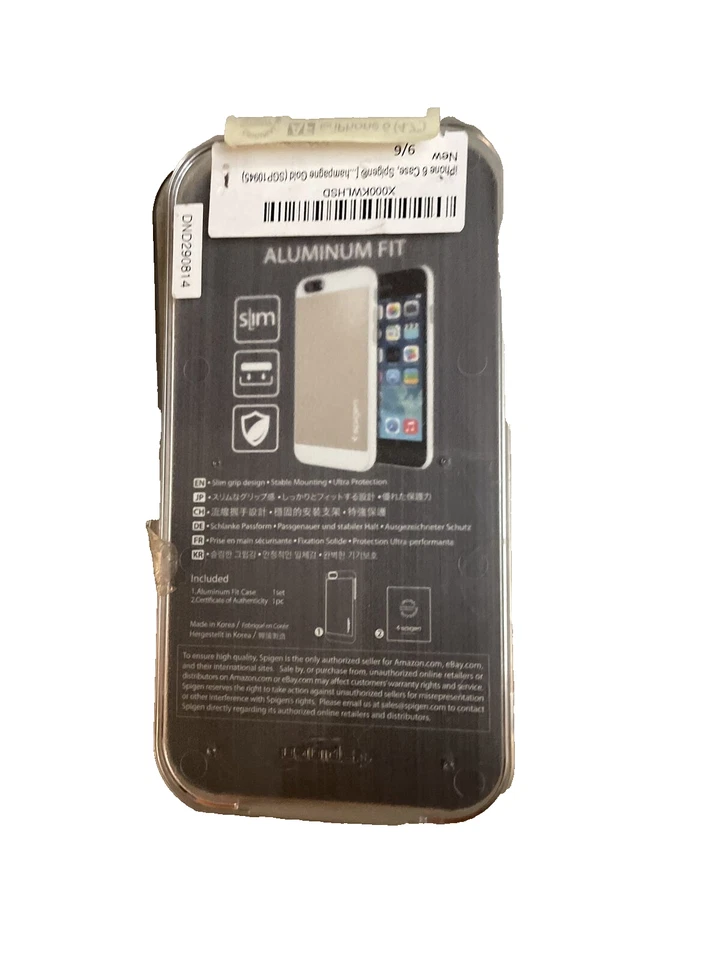 Spigen ® для iPhone 6 = ударопрочный защитный алюминиевый подходит = шампанское чехол - Изображение 2 из 2