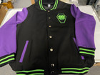 NEW WELCOME TO YOUR FUNERAL BLACK PURPLE NEW TWIZTID BUTTON UP JACKET XL NEW
