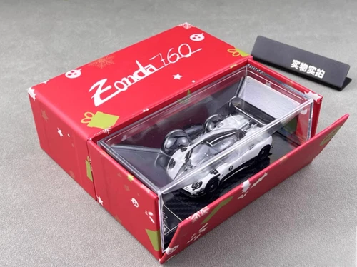 HKM 1:64 White Zonda 760 LH #35 Racing Sports Model Diecast Metal Car - Picture 12 of 12
