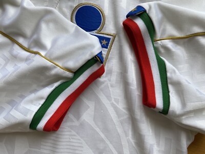 ITALY 1995 1996 AWAY FOOTBALL SHIRT SOCCER JERSEY NIKE sz M MEN