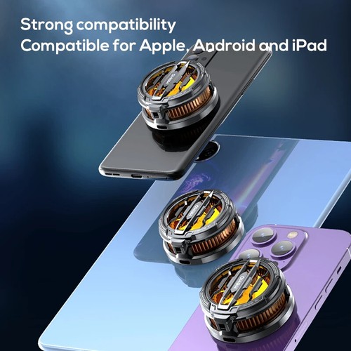 Refroidisseur de téléphone portable universel ventilateur de refroidissement magnétique étui radiateur pour iPhone - Photo 15 sur 25