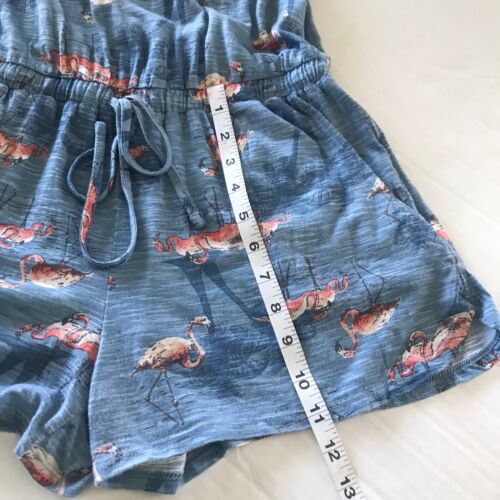 Chip & Pepper Damen Größe XS Rosa Falmingo Sommer Strand Strampler Kordelzug Taille - Bild 7 von 14