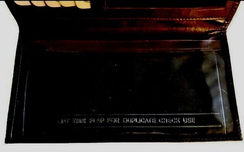 SCHECKBUCHABDECKUNG / lange GELDBÖRSE echt WEICH + SCHMAL ZIEGENLEDER Geld KARTEN Lizenz - Bild 14 von 29