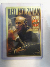 1994 Action Packed Red Holzman Gold Signature #4 Basketball Card