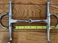 Stainless full cheek snaffle bit 5.5” Horse Size