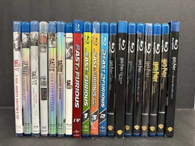 Disney Blu-ray DVD Collection 19 Harry Potter Fast & furious Saw