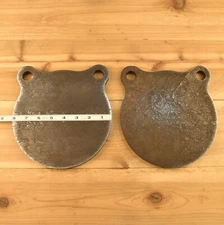 1/2" AR500 Shooting Targets 8" Gongs Set Of TWO