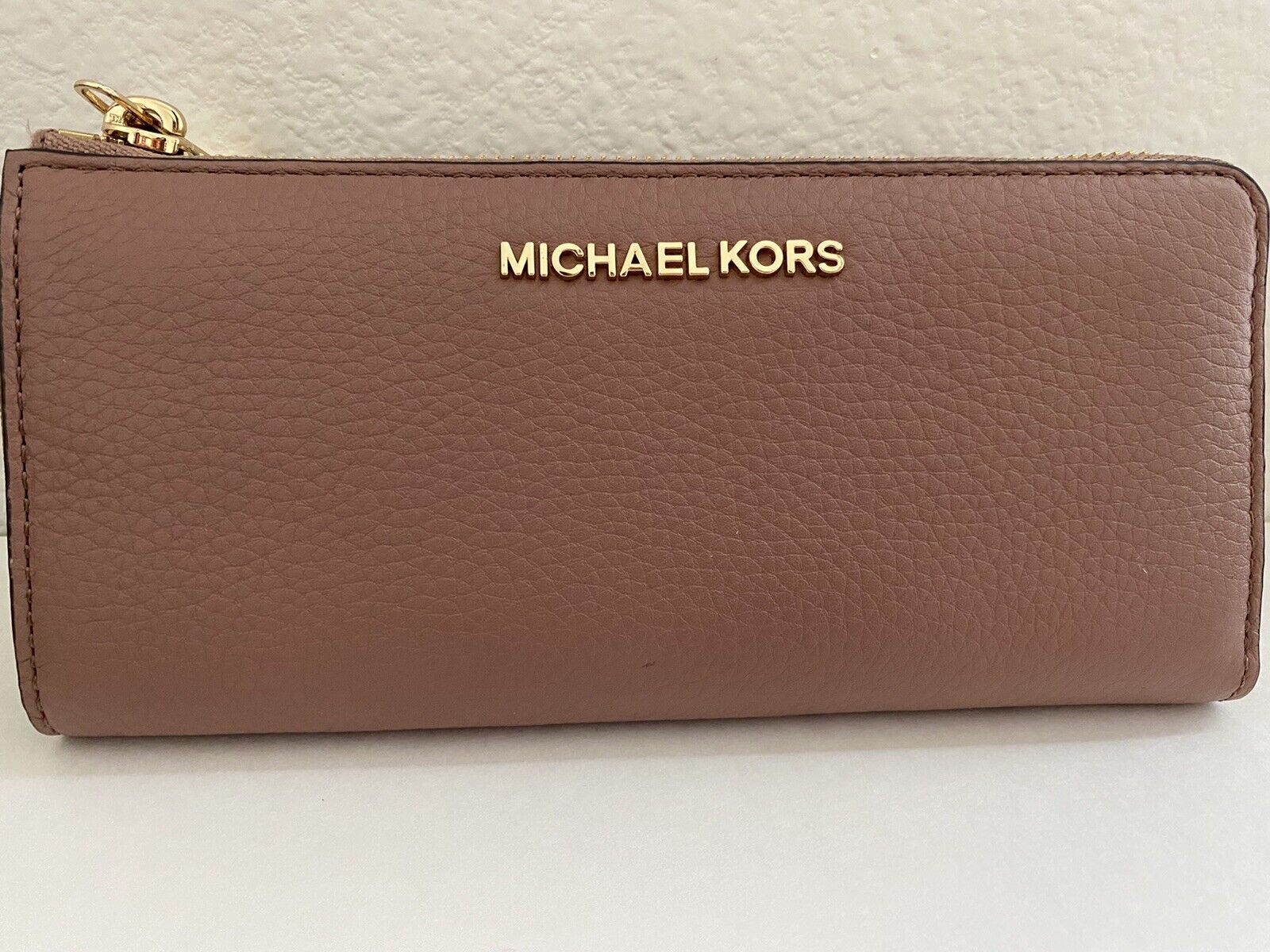 Kirkestol Udløbet Serrated Michael Kors Wallet Dusty Rose LG Three QTR Zip 35h8gtvz3l for sale online  | eBay