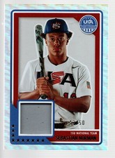 2023 USA Stars & Stripes USA Material Holo #USAM-SN Sebastian Norman 42/50