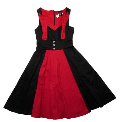 NWT Her Universe Marvel WandaVision Scarlet Witch Cotton Fit & Flare Dress XS