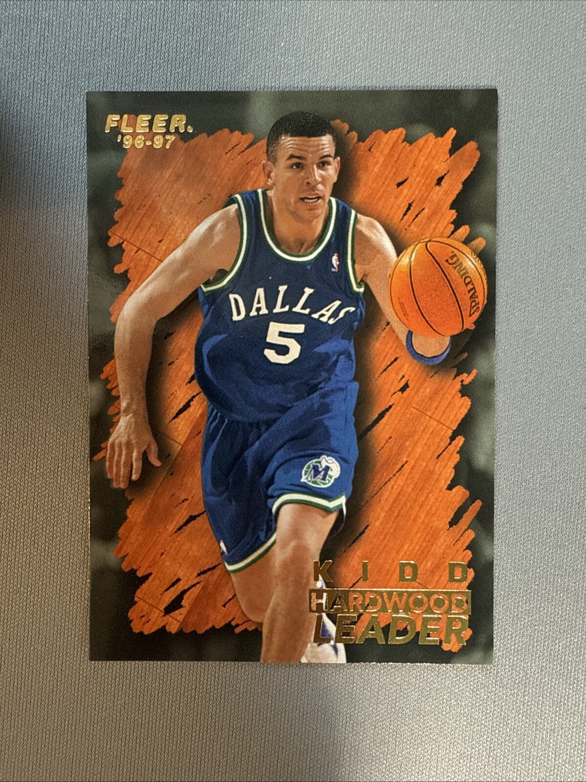 1996-97 Fleer Jason Kidd Hardwood Leader #125 Mavericks