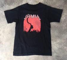 Vtg Himsa Music Band Tour Heavy Cotton Black All Size Unisex Tee Shirt