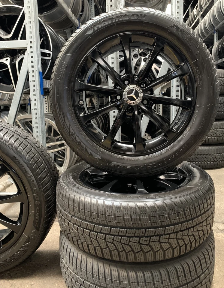 4 Orig Mercedes-Benz Winterräder 205/55/17 91H M+S W247 W177 C118 A1774010300 72 - Bild 2 von 3