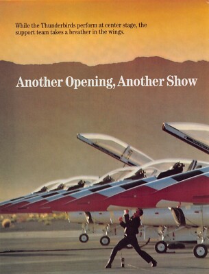 Thunderbirds Lineup With Maintenance Support Worker Magazine Excerpt