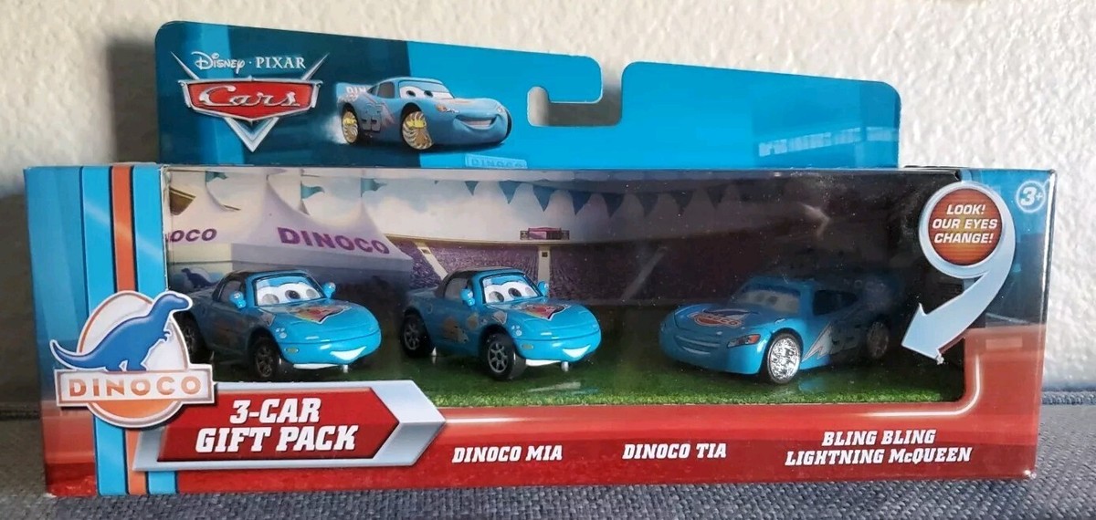 Disney Cars 3 Pack Lenticular DINOCO MIA, TIA & BLING MCQUEEN | eBay