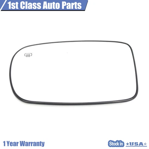 Rear View Mirror Glass + Backplate Left For 11-21 Chrysler 200 300 Dodge Charger